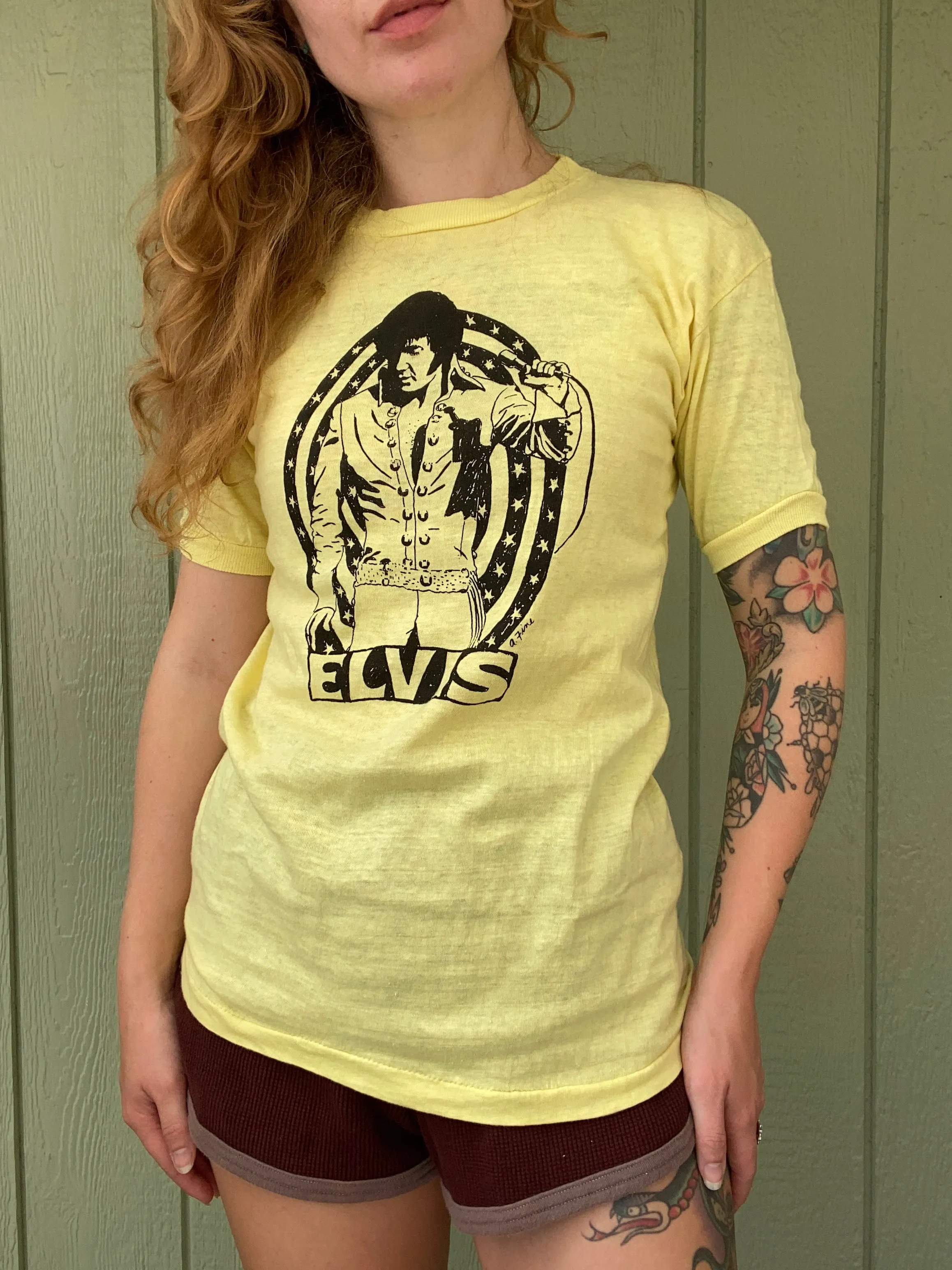 1970s Elvis t shirt #8