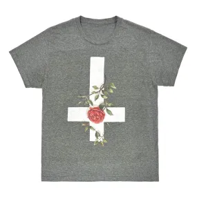 1990’S FLOWER CROSS MADE IN USA T-SHIRT MEDIUM