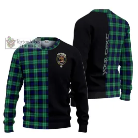 Abercrombie Tartan Ugly Sweater with Family Crest and Half Of Me Style