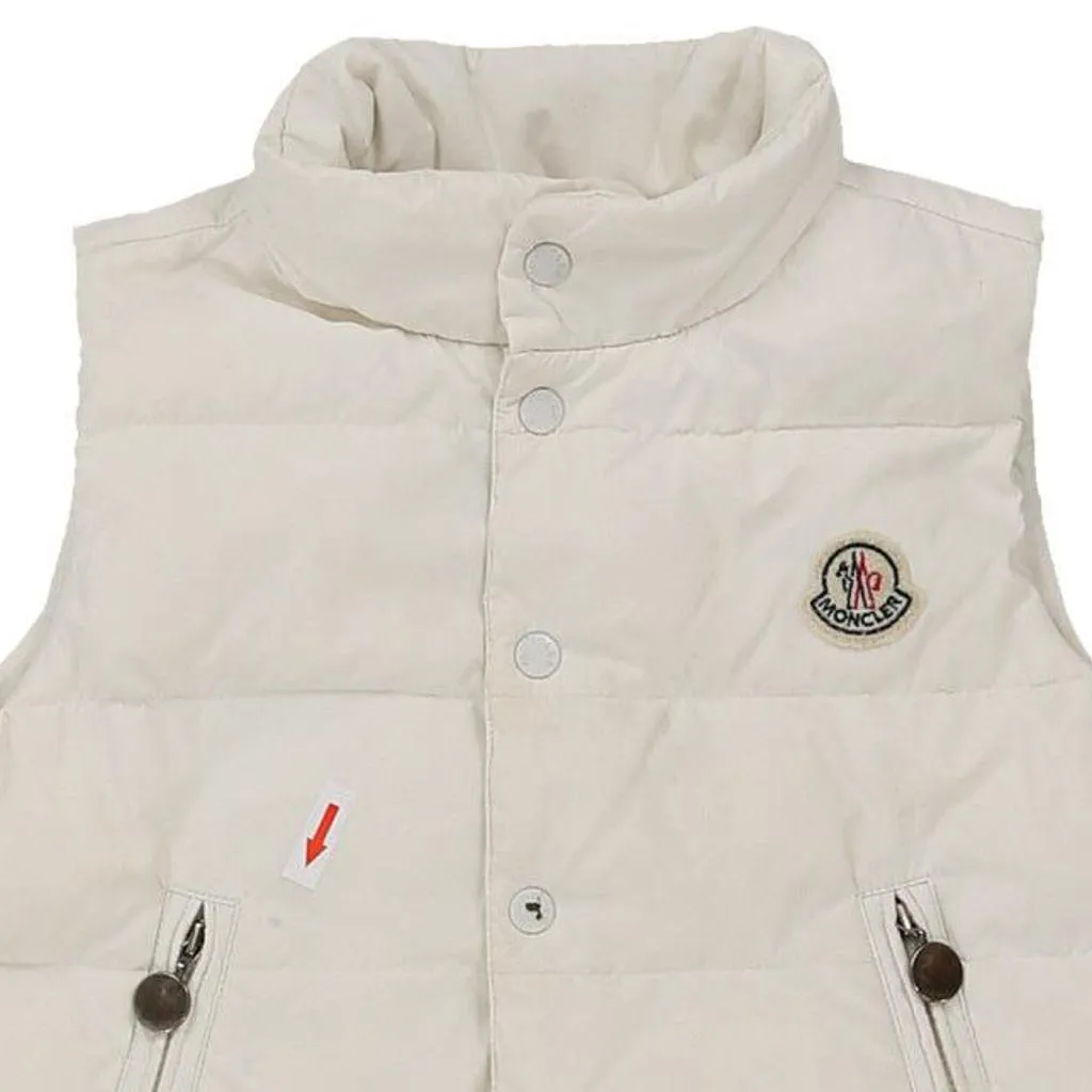 Age 2 Moncler Gilet - XS Cream Down