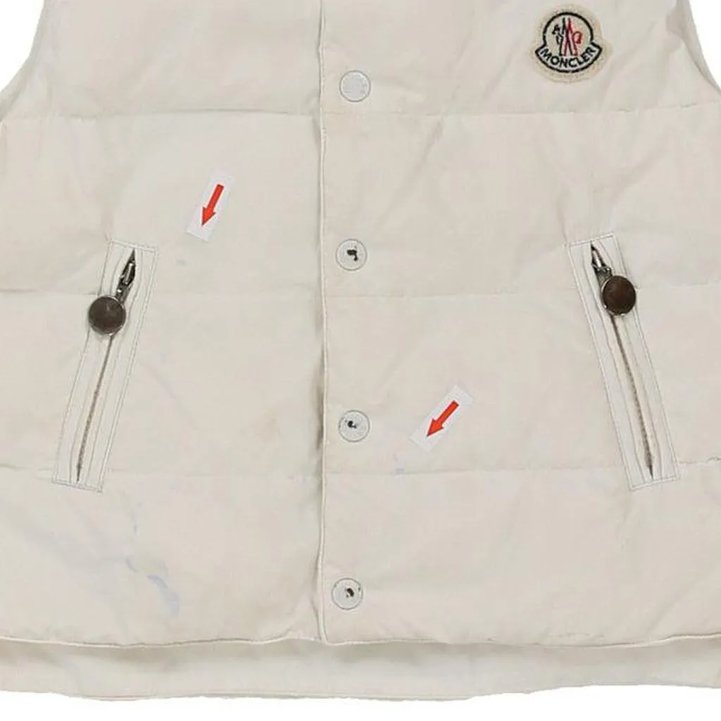 Age 2 Moncler Gilet - XS Cream Down