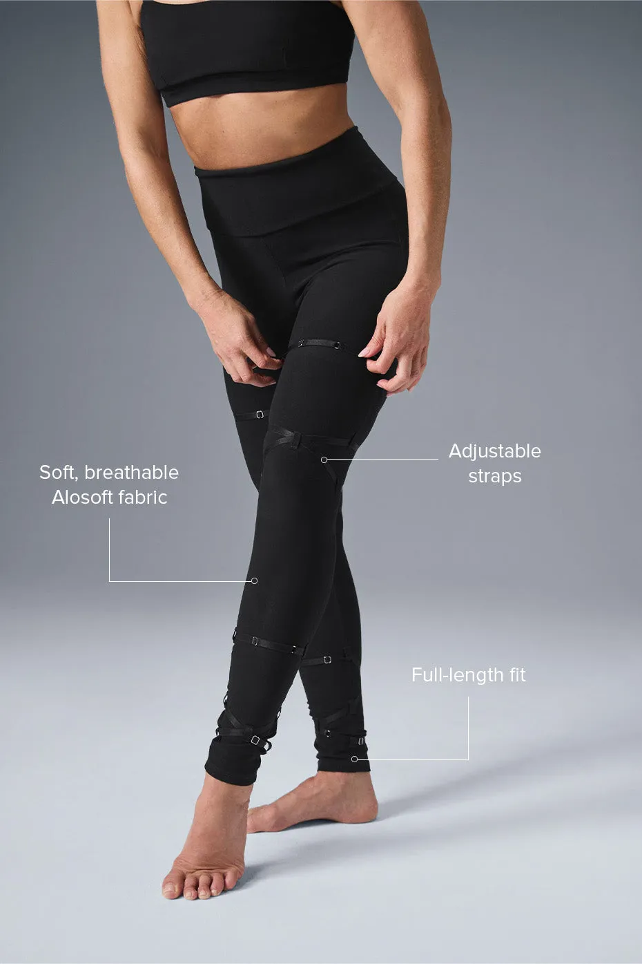 Alosoft High-Waist Spotlight Legging - Black