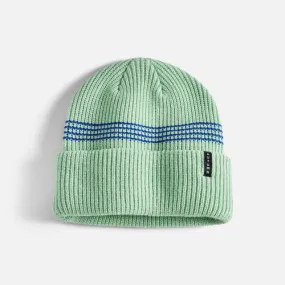 Autumn Mini Stripe Beanie - Green Cobalt