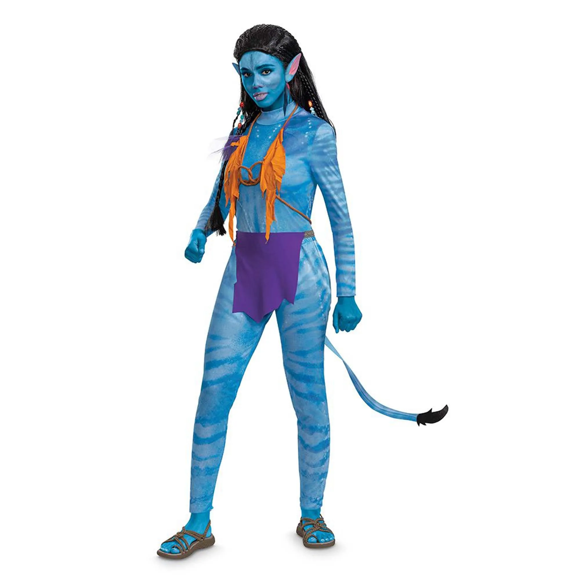 Avatar Neytiri Jumpsuit Costume for Adults, Blue Jumpsuit