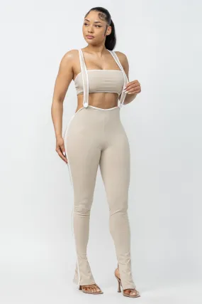 Bandeau Jumpsuit Set