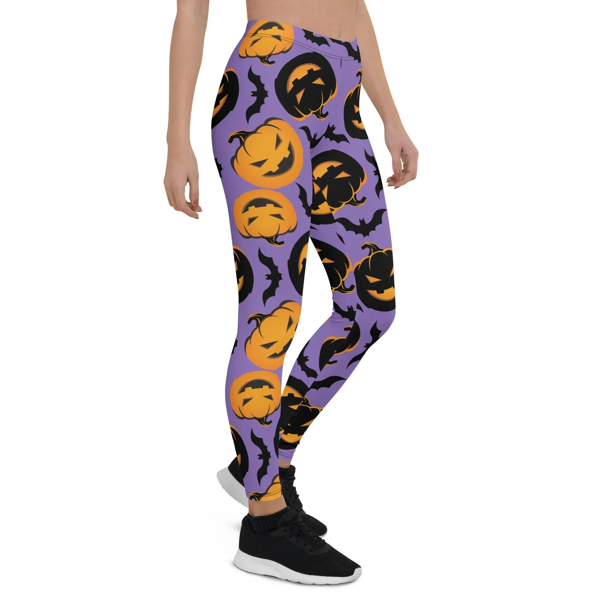 Bats and Jack O'Lanterns Leggings