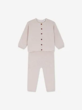 Bonpoint Baby Girls Angelou Outfit Set in Pink