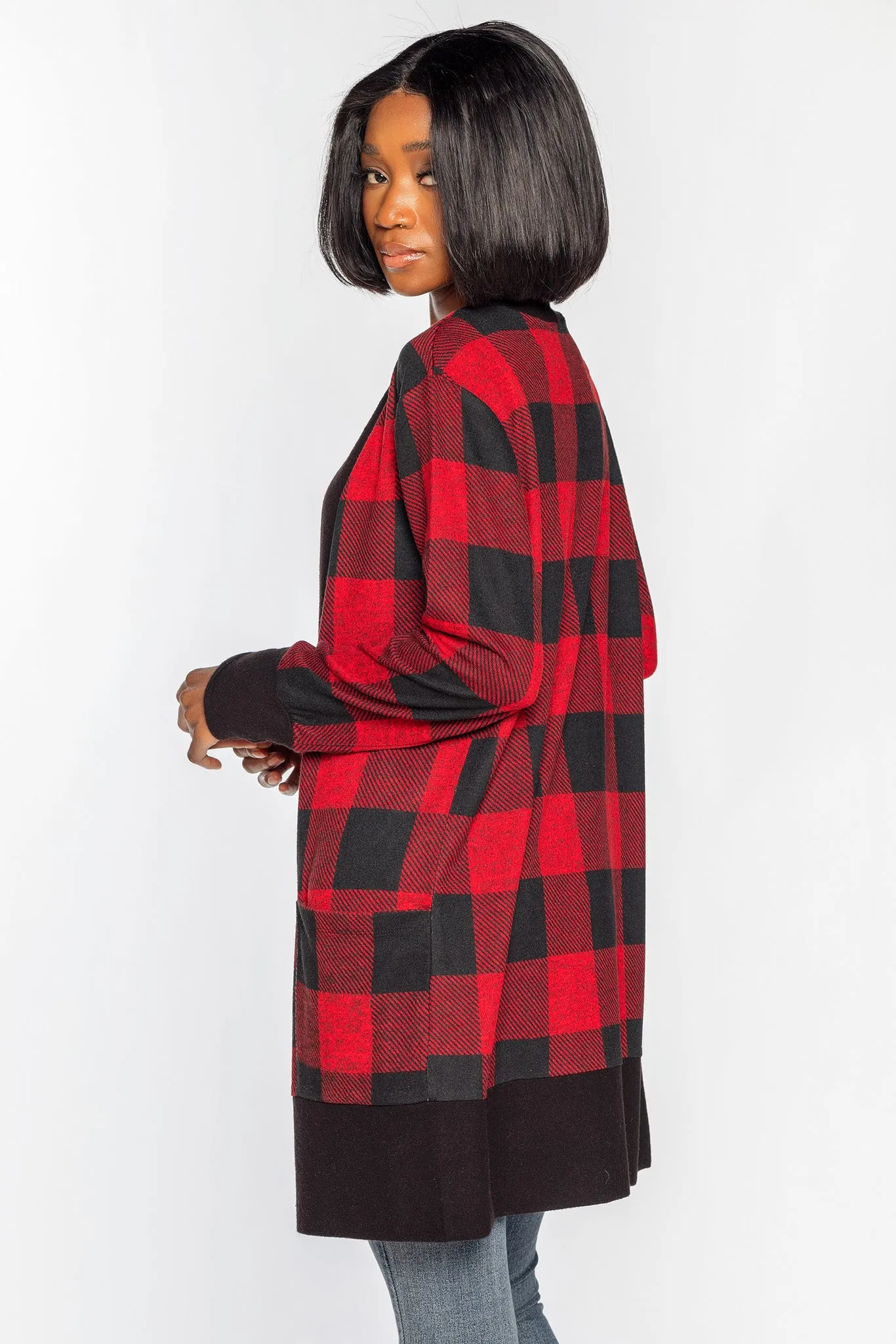 Buffalo Plaid Supersoft Cardigan