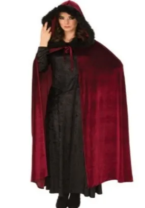 BURGUNDY BARONESS CAPE