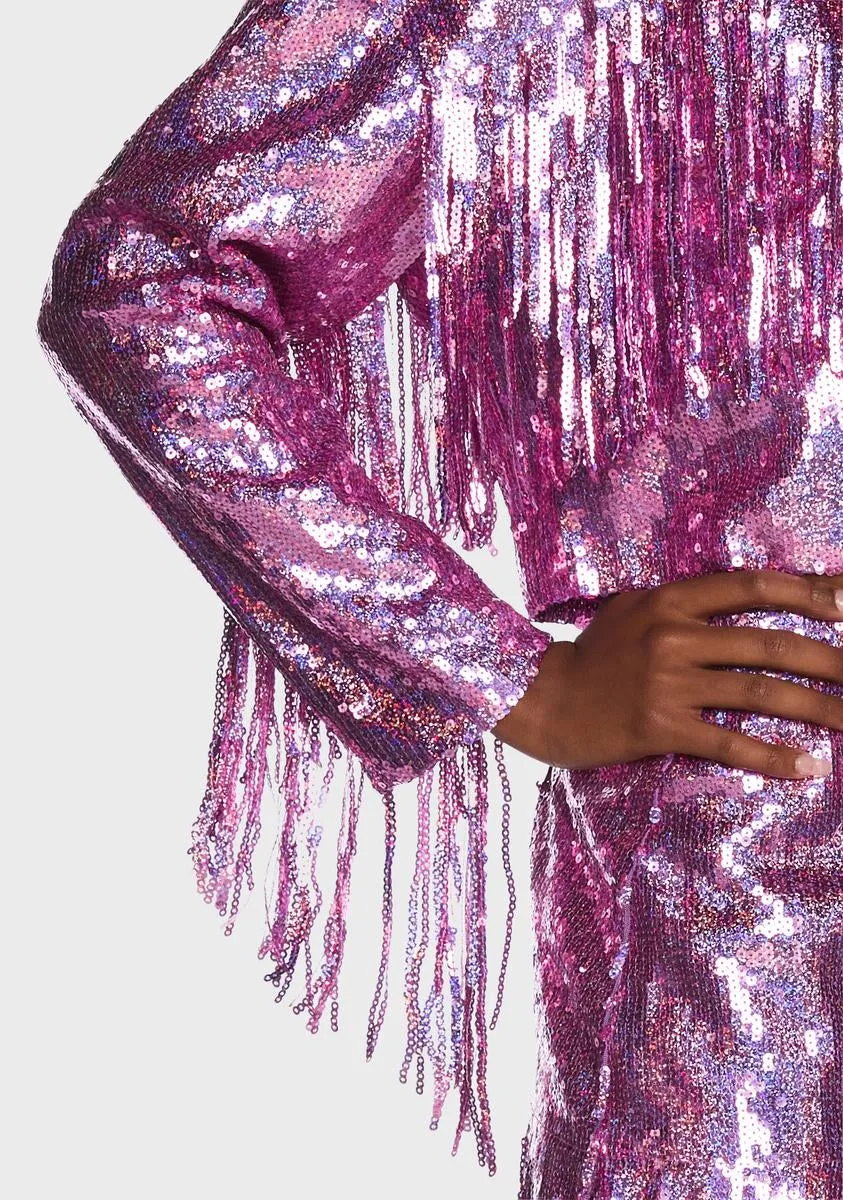 Candy Blindin' Baddie Sequin Jacket