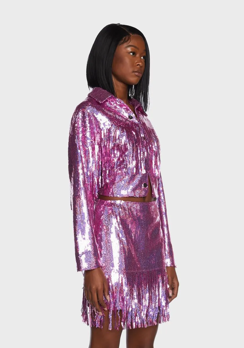 Candy Blindin' Baddie Sequin Jacket