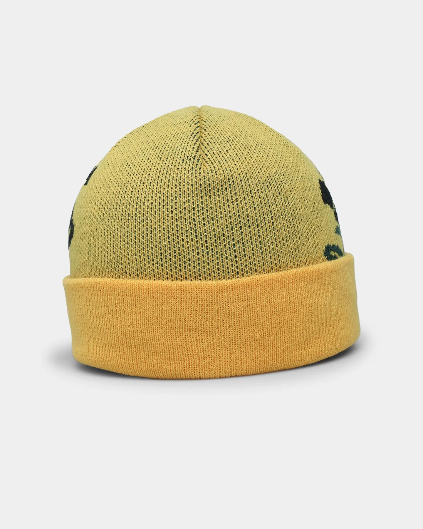 Carre Volle Rose Beanie Yellow