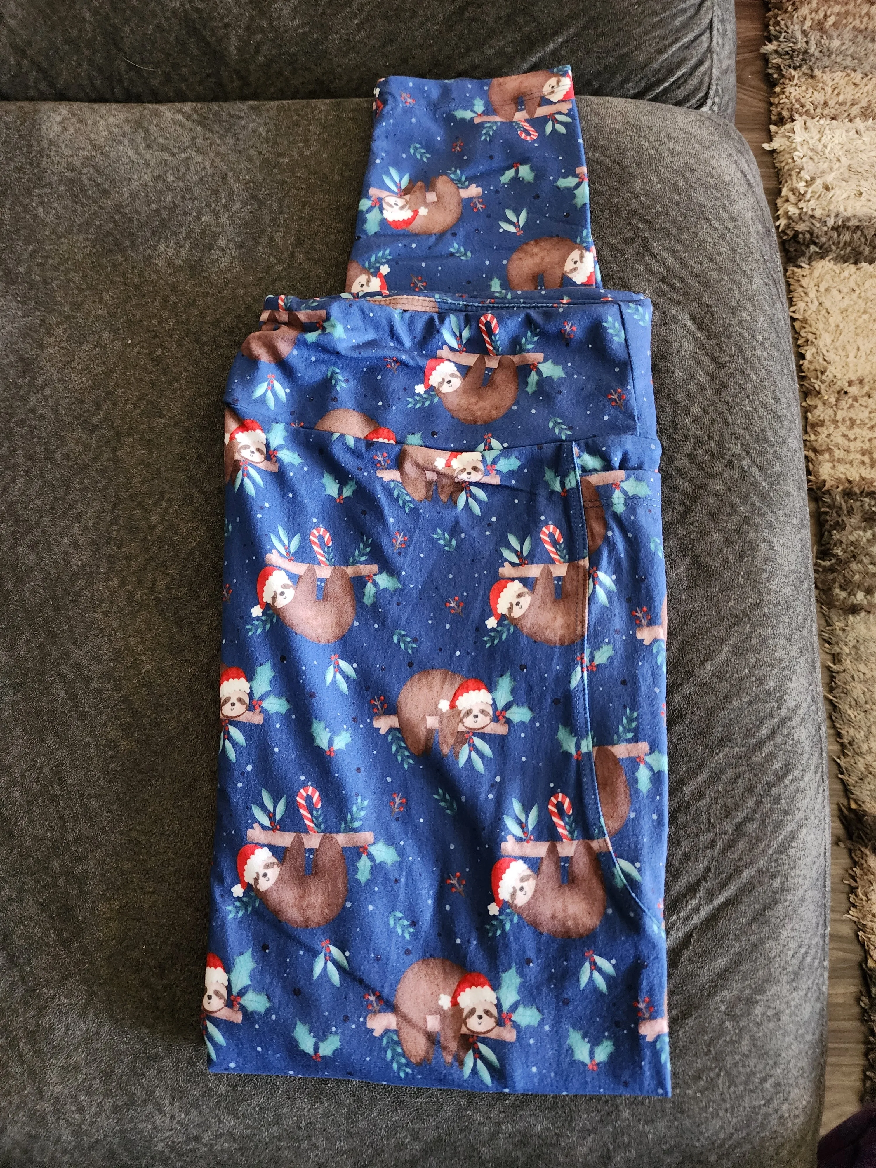 *Charlies Project Sloth Christmas Leggings