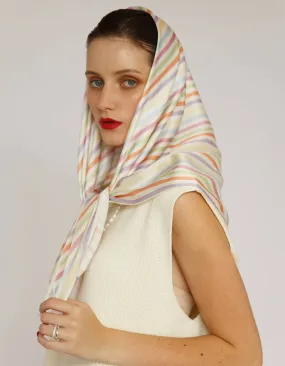 Charlotte Printed Silk Square Scarf