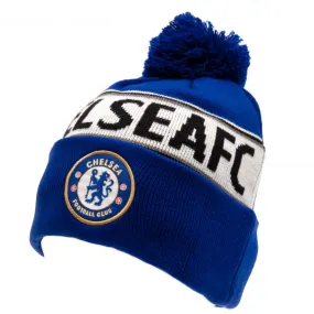 Chelsea FC Ski Hat TX - Royal Blue Beanie with Crest