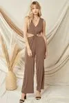 Chocolate Pudding Cutout Jumpsuit