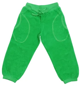 Classic Green/Kākāriki Terry Trousers (4-5 & 10-11 years)