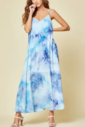 Cloud Nine Tie-Dye Maxi Dress