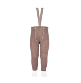 Cóndor Merino Wool Blend Leggings with Elastic Suspenders 1.401 Col968