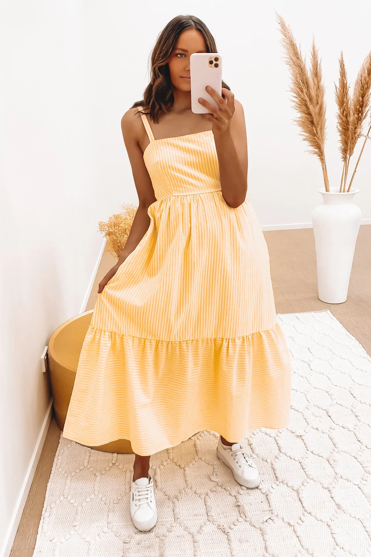 Collins Maxi Dress Yellow