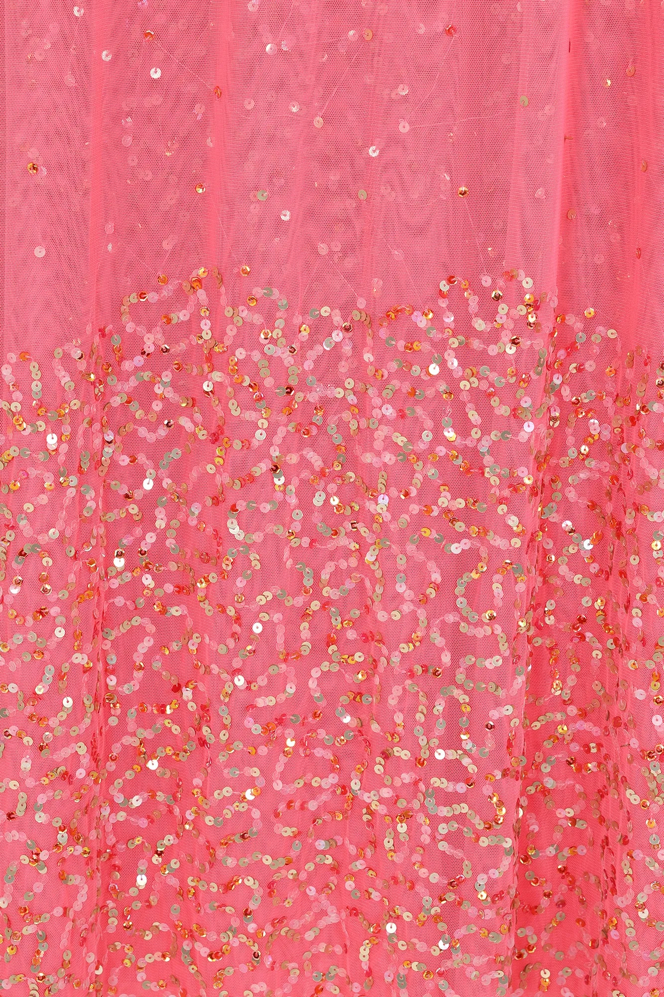 Cora Strawberry Sequin Maxi Dress with Detachable Cape