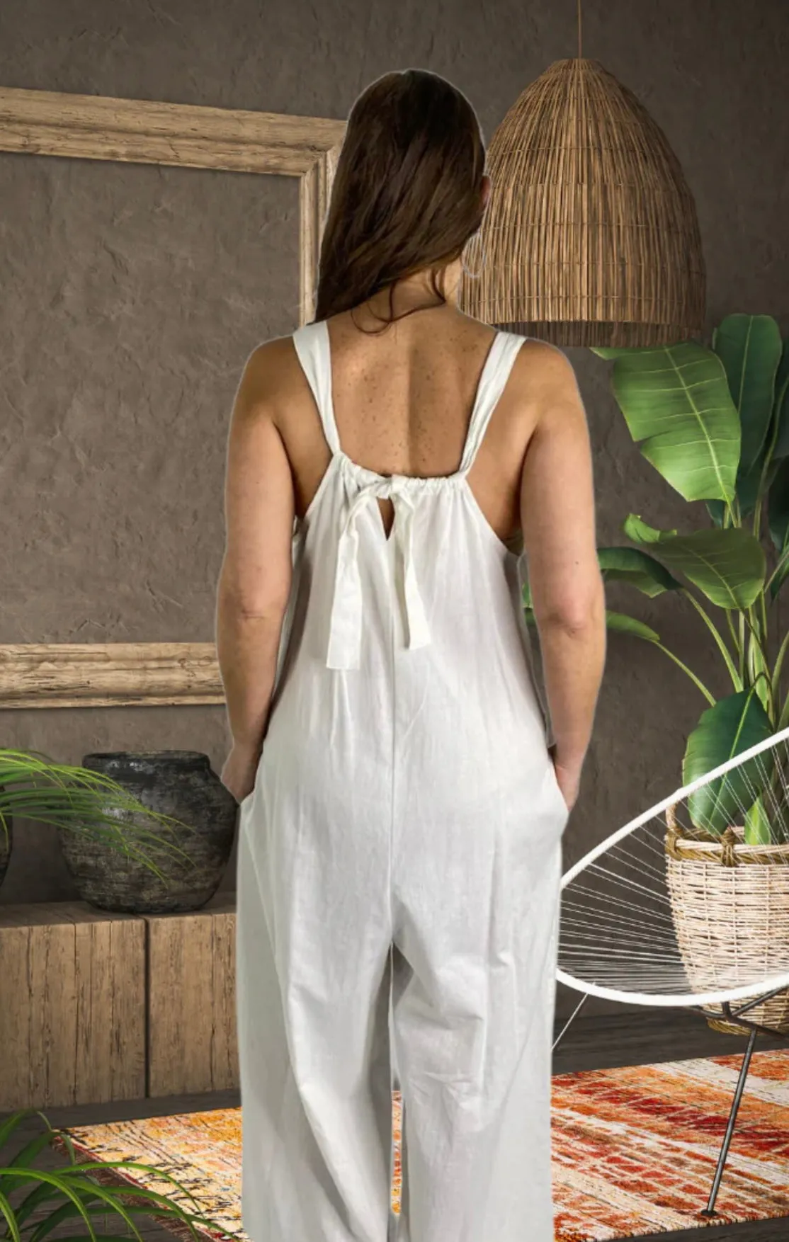 Cotton/Linen Jumpsuit