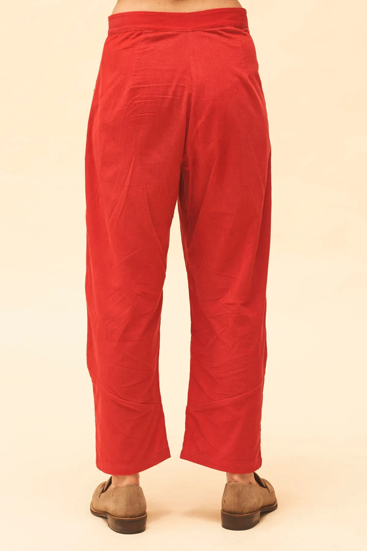 Crimson Straight Pants