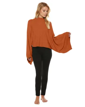 Cropped Sweater Copper