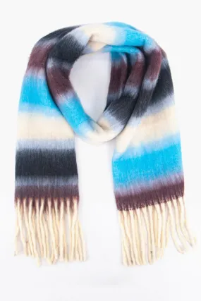 Dallas Heavyweight Scarf - Blue, Stripe