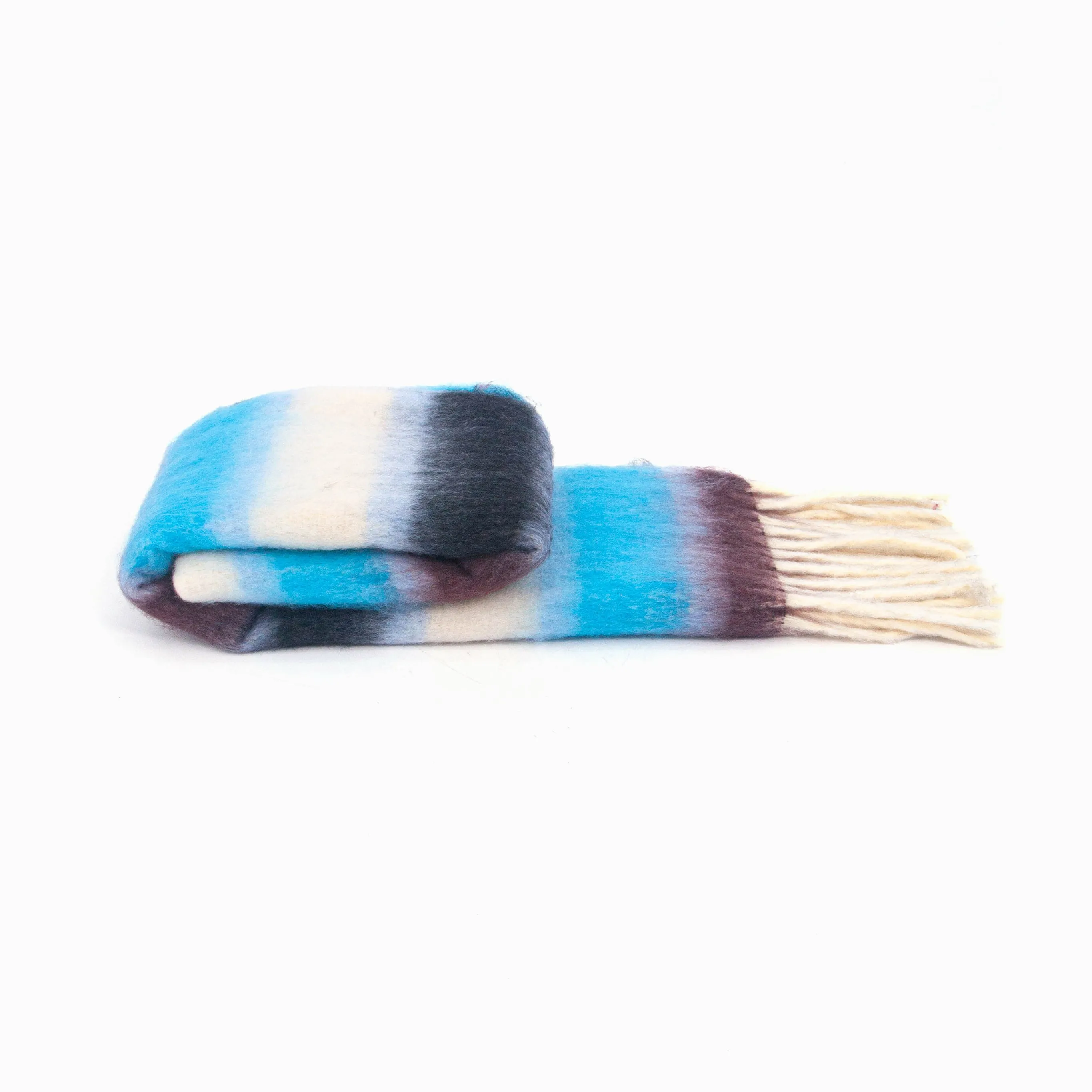 Dallas Heavyweight Scarf - Blue, Stripe