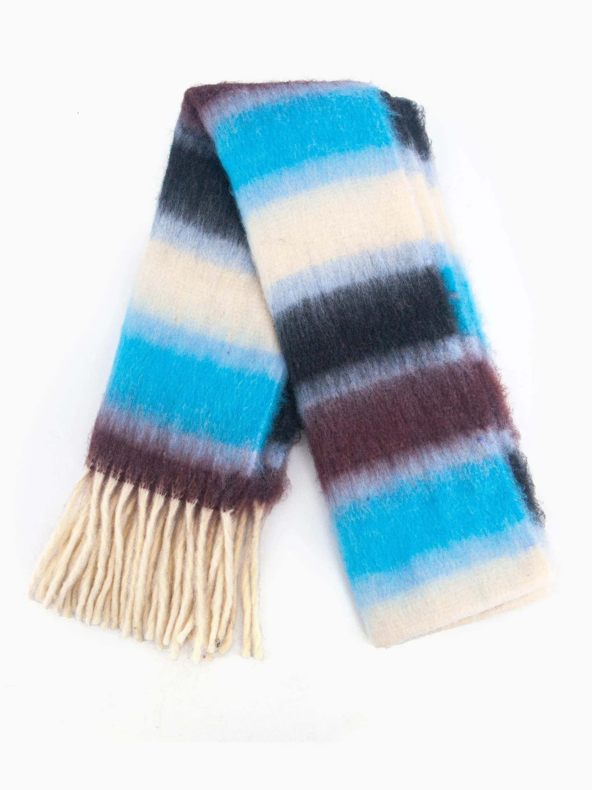 Dallas Heavyweight Scarf - Blue, Stripe