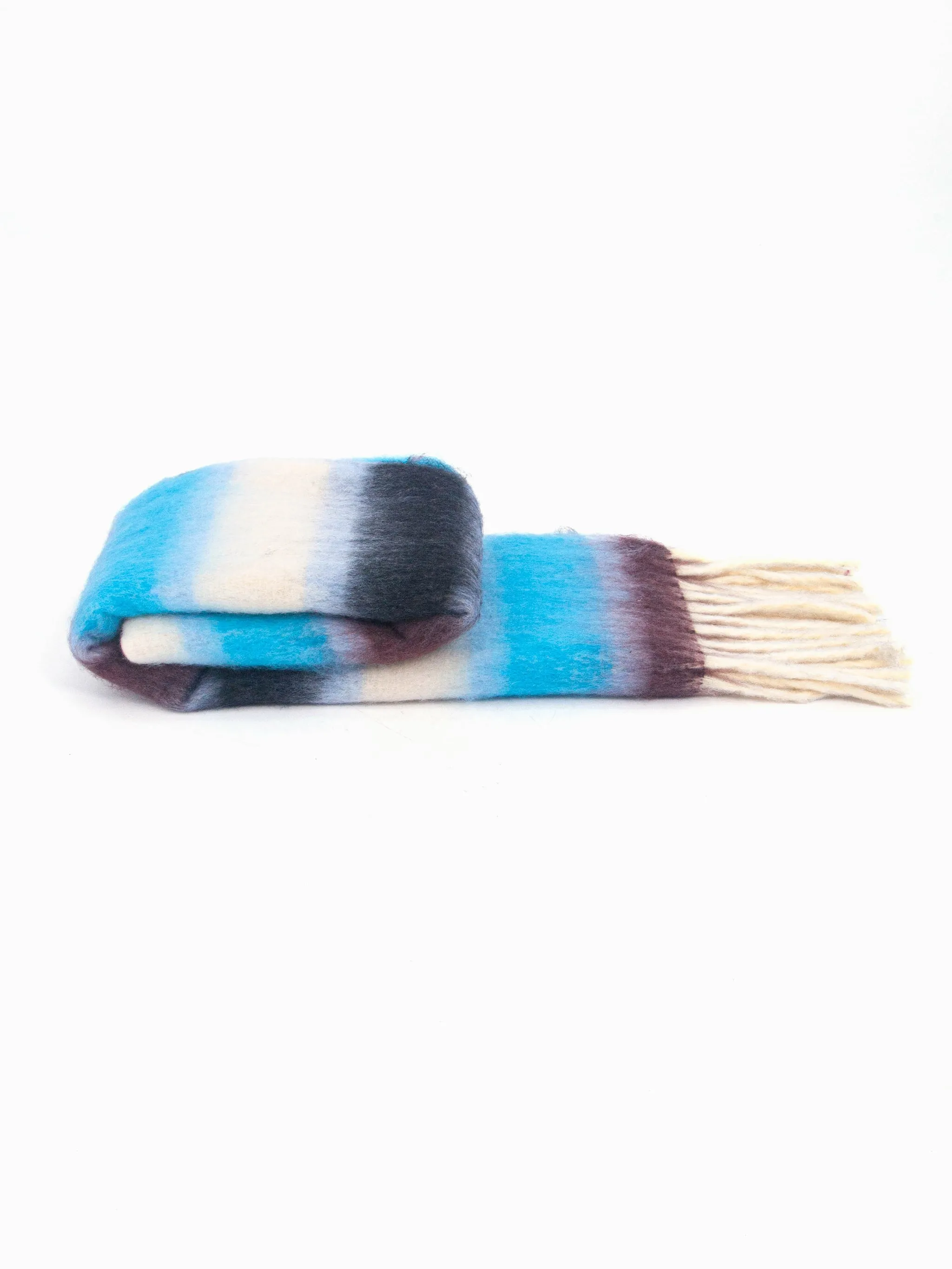 Dallas Heavyweight Scarf - Blue, Stripe