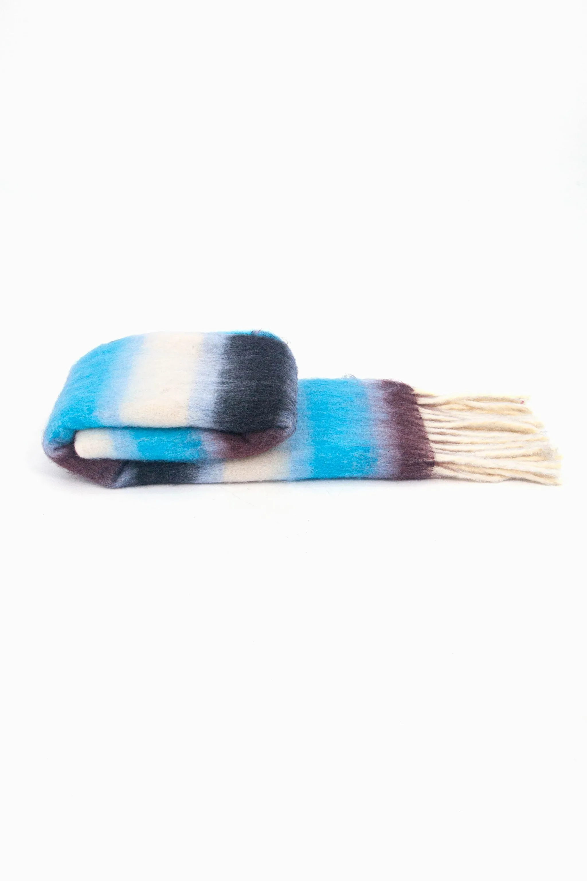 Dallas Heavyweight Scarf - Blue, Stripe