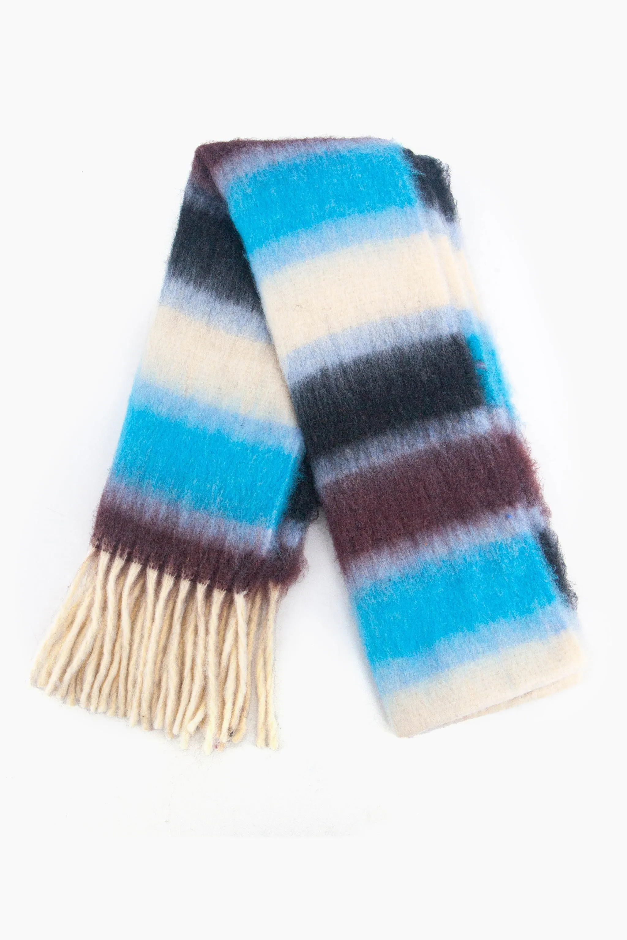 Dallas Heavyweight Scarf - Blue, Stripe