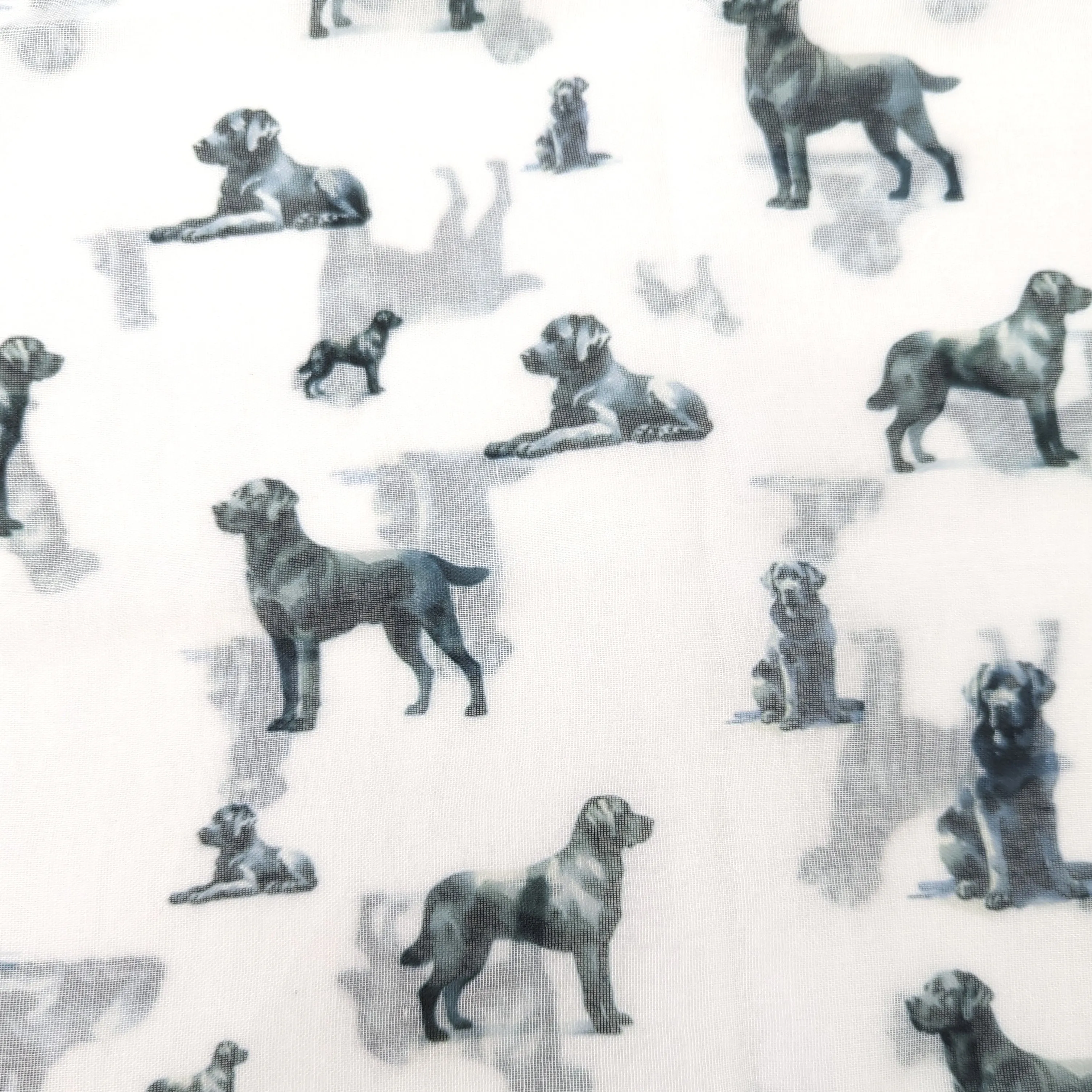 Dapper Dog Scarf - White - (50x180cm)