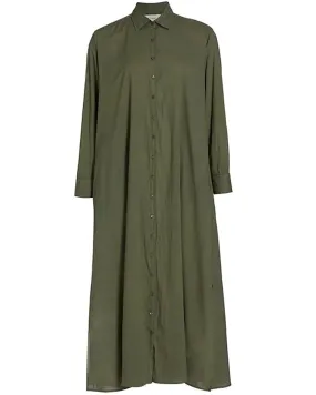 Dark Sage Boden Midi Shirt Dress