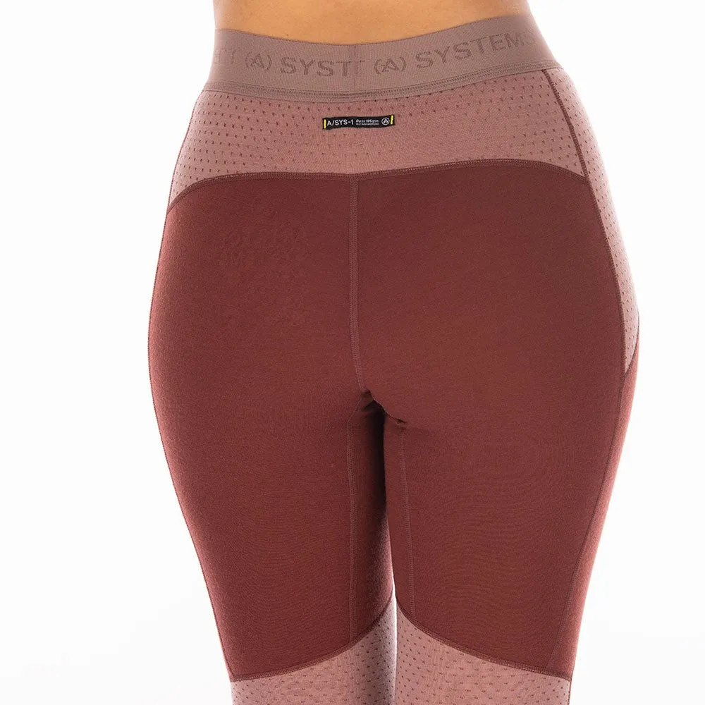 Darkhorse 185 Zoned 3/4 Leggings - Andorra/Twilight Mauve