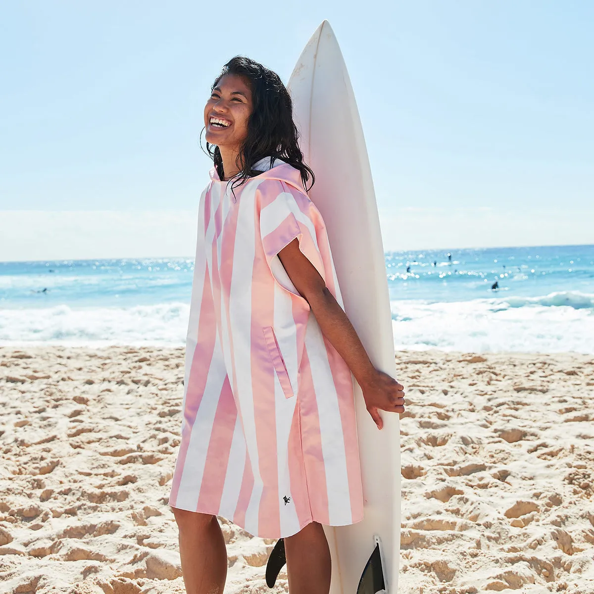 Dock & Bay Poncho Adults - Malibu Pink