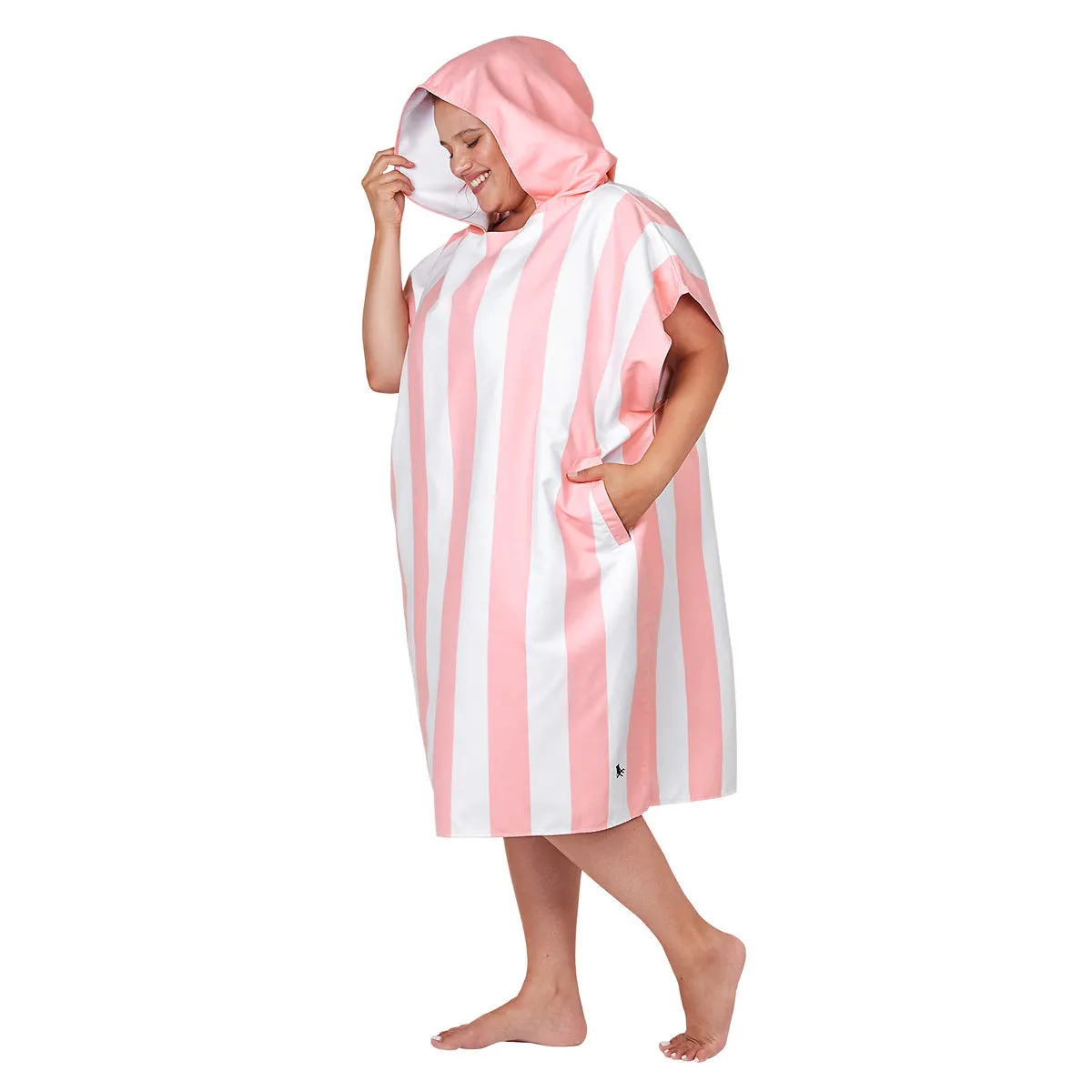 Dock & Bay Poncho Adults - Malibu Pink