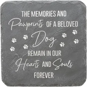 Dog Memorial - 7.75" x 7.75" Garden Stone