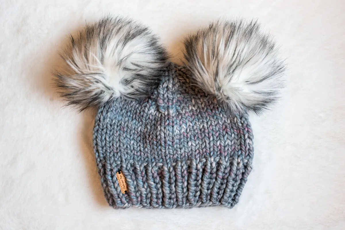 Double Pom Pom Beanie