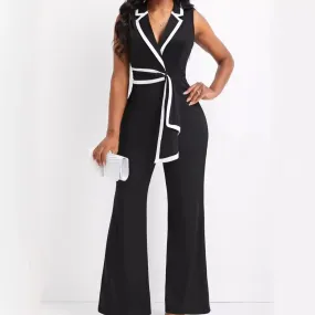 Dressy Casual Sleeveless Jumpsuit