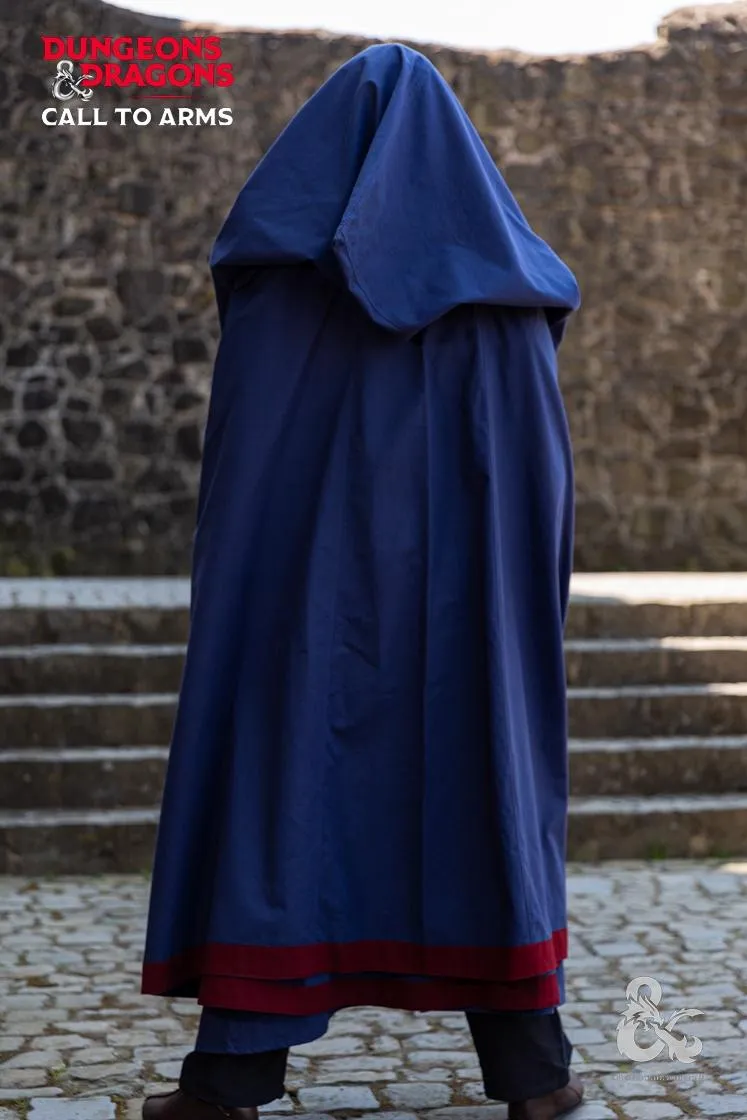 Dungeons & Dragons Wizard Cape Dark Blue/Bordeaux