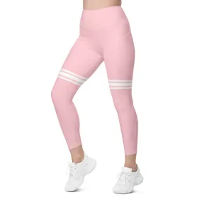 ELEVATED ESSENTIALS, THE PERFECT SIDE POCKET LEGGING THIGH HIGH BALLET PINK