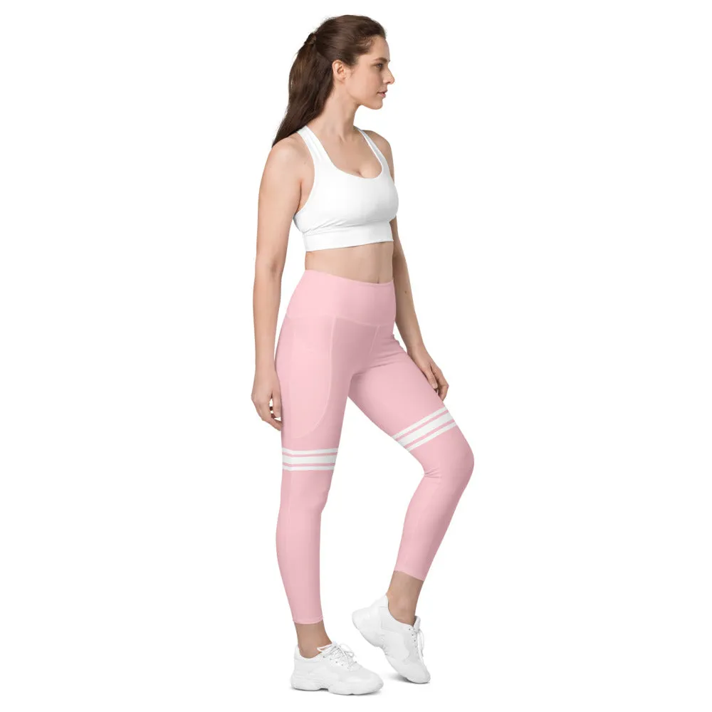 ELEVATED ESSENTIALS, THE PERFECT SIDE POCKET LEGGING THIGH HIGH BALLET PINK