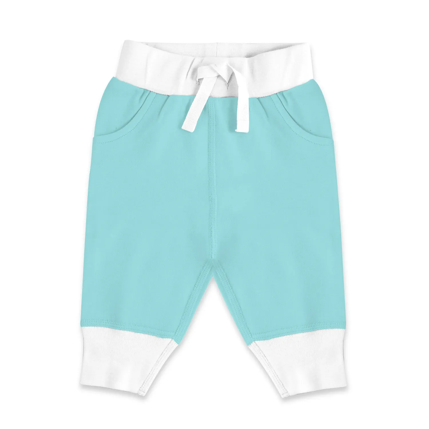 Endanzoo Organic Cuff Pant - Aqua