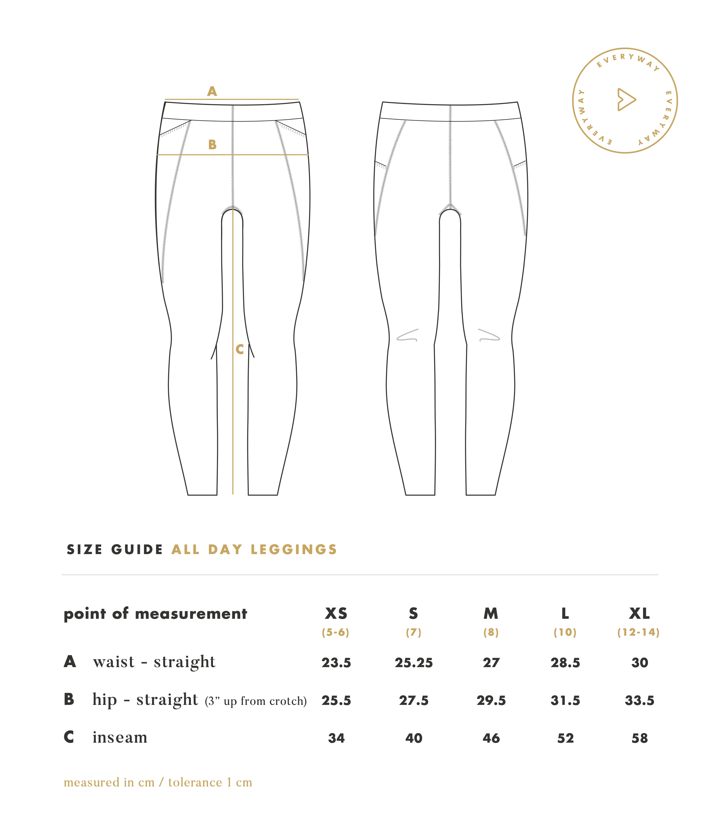 Everyway - All Day Leggings (Pine)