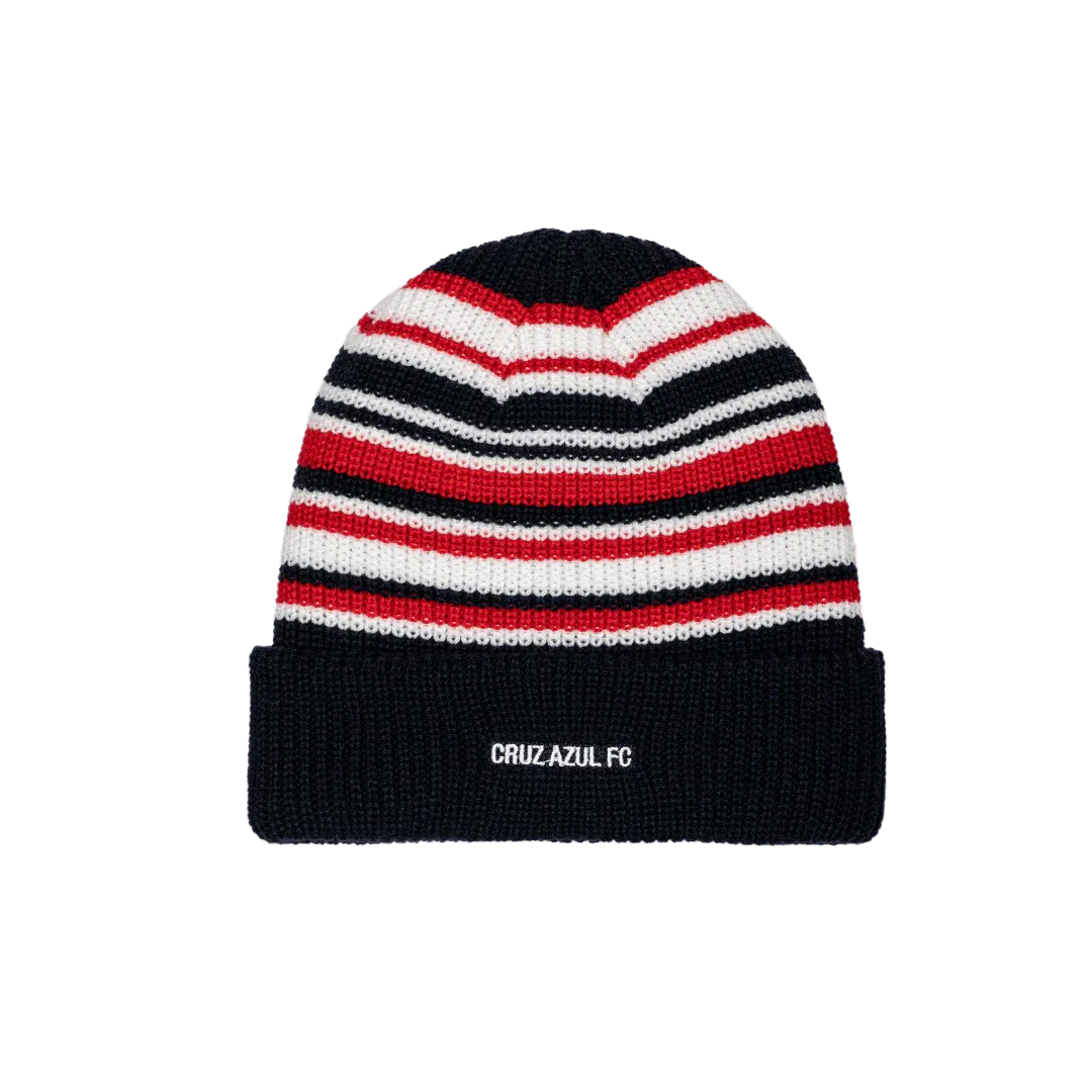 Fan Ink Cruz Azul Toner Beanie CAZ-2034-5447 NAVY/RED/WHITE