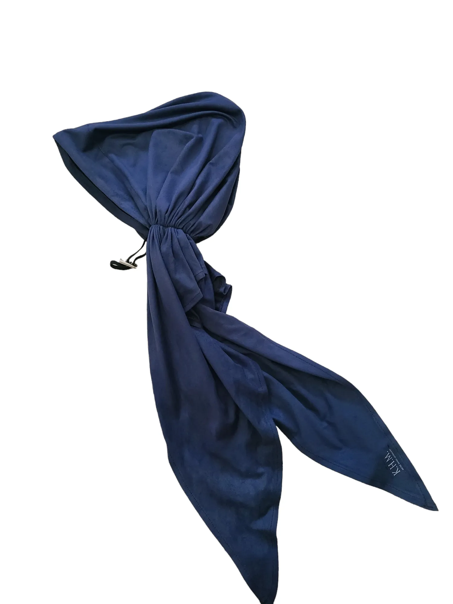 Faux Thin Suede Pretied Scarf