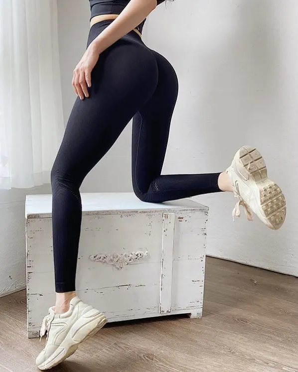 Female High Waist Quick Drying Yoga Leggings